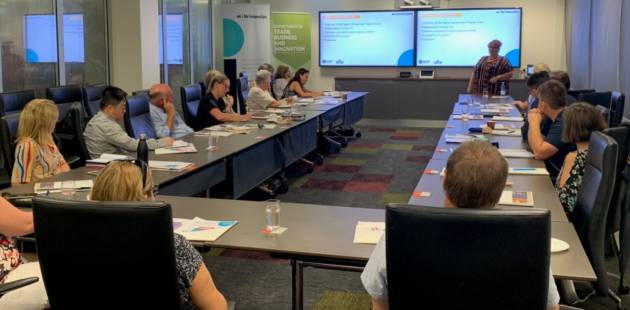 Attendees at the Digital Partnership Program grant writing workshop held in Darwin