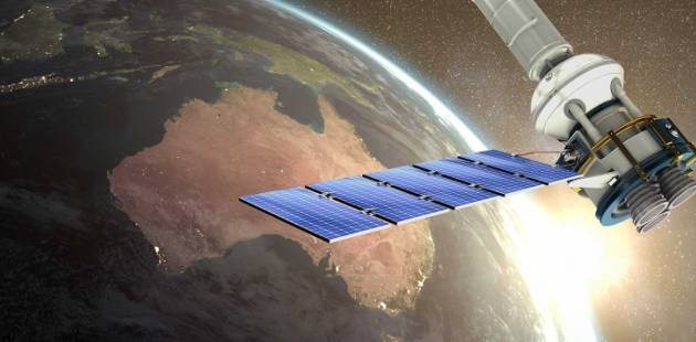 Satellite above Australia
