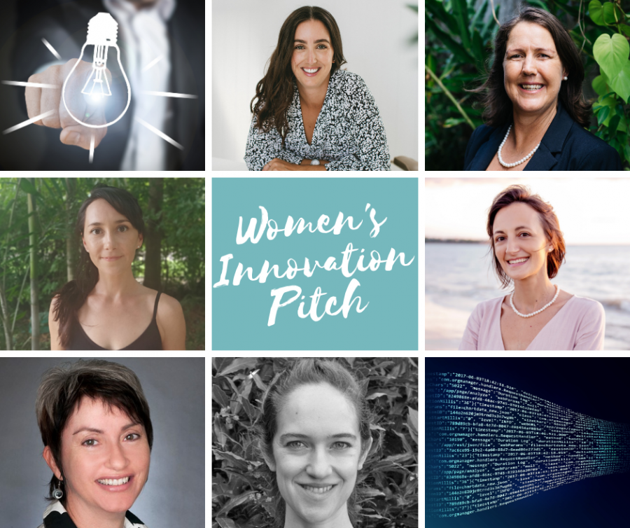 Portrait images of the Women's Innovation Pitch finalists 2021