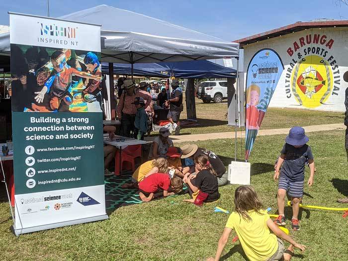 Children enjoying the Barunga Festival